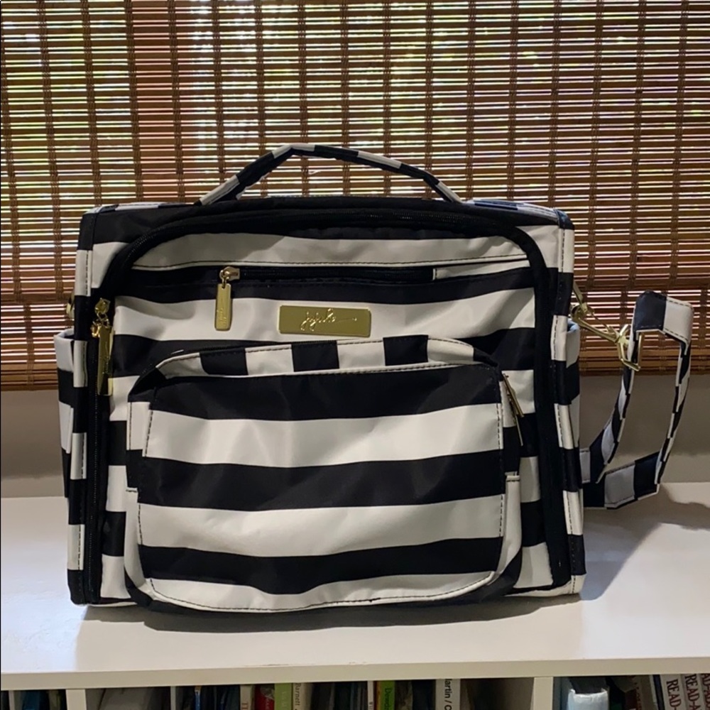 Black and white Jujube diaper bag